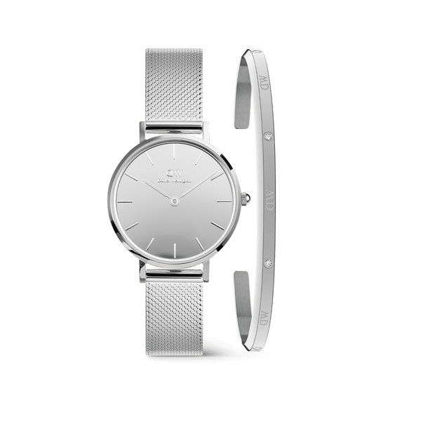 Daniel Wellington Petite Reflection & Classic Lumine Bracelet Silver Set