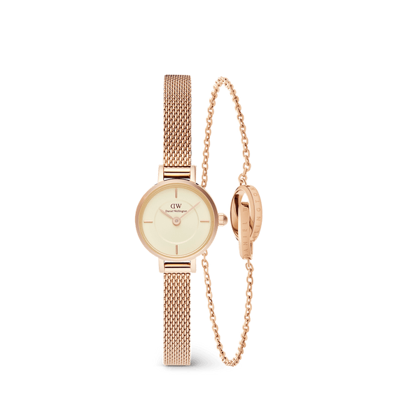 Daniel Wellington Petite Mini & Elan Unity Bracelet Set Rose Gold