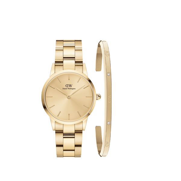 Daniel Wellington Iconic Link & Classic Lumine Bracelet Set Gold